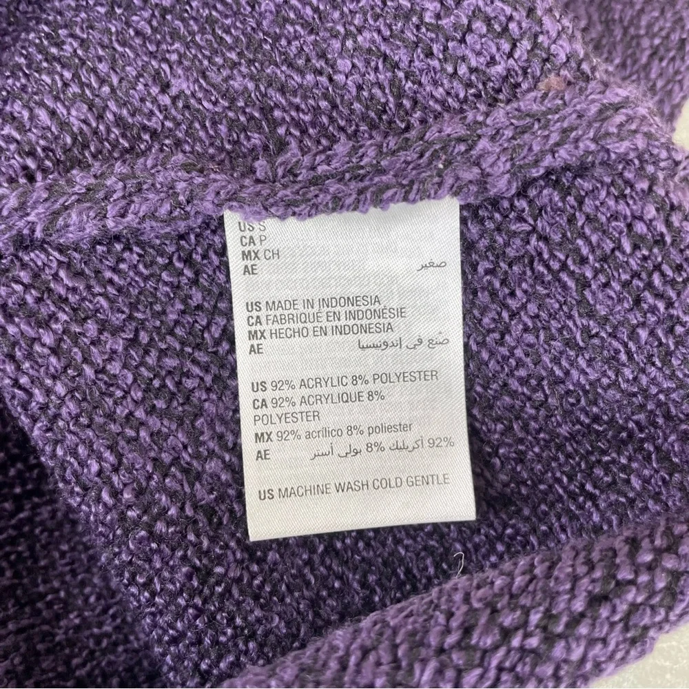NEW Purple Cowl Neck Tunic Sweater